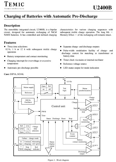 INTEGRATED CIRCUIT U2400 DIL-16