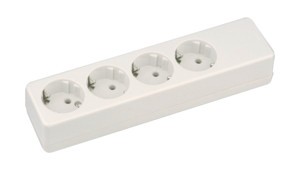 36.121/SC POWER BASE 4 OUTLETS WITHOUT CABLE