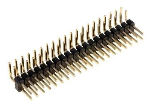 10.843   MALE STRIP DOUBLE BENT 40 PINS