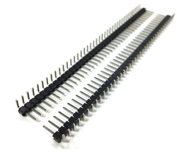 10.837  MALE STRIP BENT 40 PINS