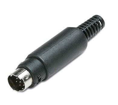 10.633/9 MINI DIN MALE AIR SIDE CONNECTOR 9 PINS