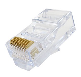 Roseta Conector Rj45 Hembra Cat 5e Adhesivo Jack Utp Red