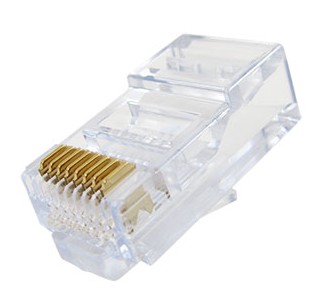 39.003/8/F RJ-45 CONNECTOR CAT-5 UTP FLEXIBLE WITH GUIDE