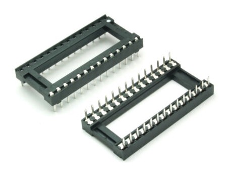 18.900/28 SOCKET INTEGRATED CIRCUIT WITH 28 CONTACTS
