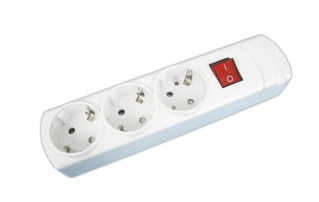 36.112/SC POWER STRIP 3 OUTLETS WITHOUT CABLE SWITCH