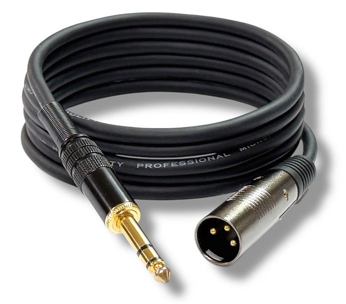 CABLE JACK 6.3mm A XLR MACHO 10m BALANCEADO
