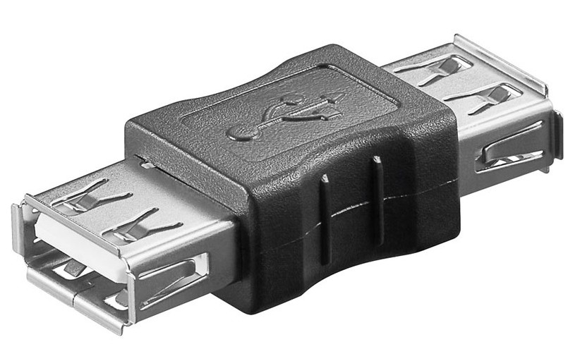 ADAPTADOR USB TIPO A HEMBRA A HEMBRA