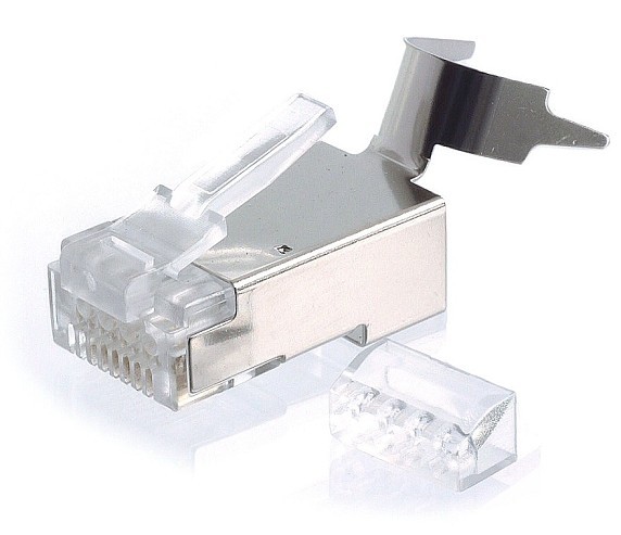 CONECTOR RJ45 CAT-7 UTP/FTP MACHO PARA CRIMPAR - Tecnitron - Tienda Online