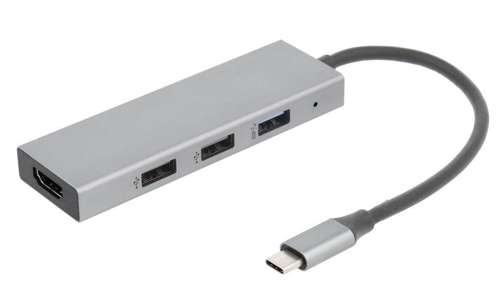 DOCK STATION USB-C CON USB 3.0 HDMI 4K