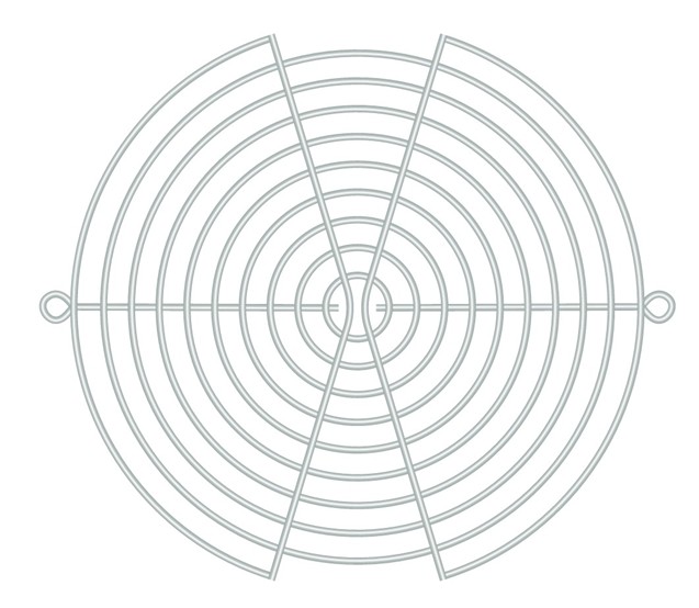REJILLA METALICA PARA VENTILADOR 154.4x154.4mm