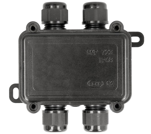 CAJA DE CONEXIONES Y DERIVACION 4 VIAS IP68