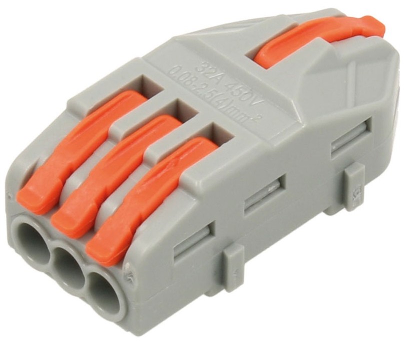 CONECTOR RAPIDO DE PALANCA 1x3 32A