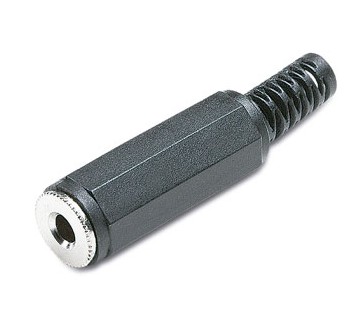 CONECTOR JACK HEMBRA 3.5mm AEREA MONO