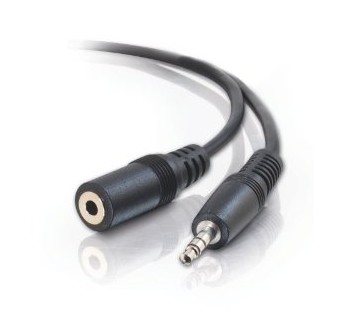 Cable Alargador de Auriculares Minijack Macho/Hembra 10m