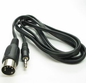1009 CABLE DIN MALE TO JACK 3.5mm MALE STEREO OUT