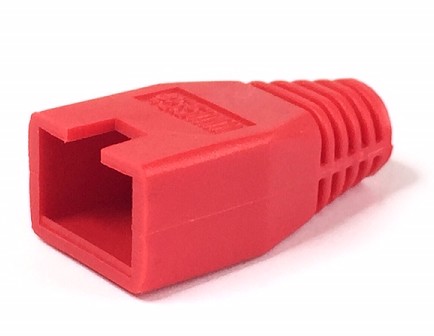 CUBIERTA CONECTOR RJ-45 ROJO