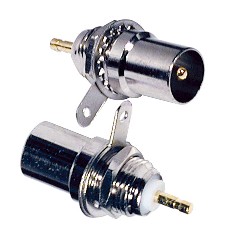 144-M  CONNECTOR MALE TV 9.5 SCREW ATTACHMENT