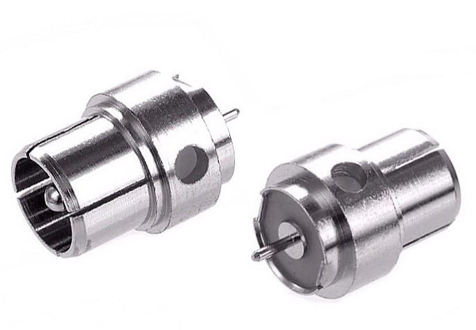 CONECTOR MACHO TV 9.5 FIJACION REMACHADO