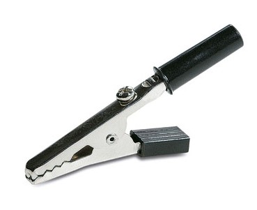 1725/N  INSULATED BLACK ALLIGATOR CLIP