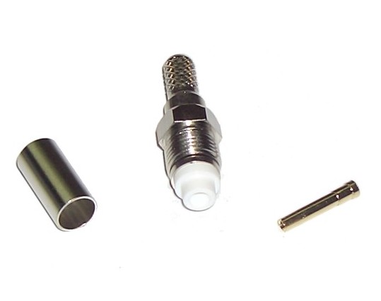 1560 FME FEMALE CONNECTOR CRIMP RG-58