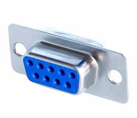 DB9 SUB-D FEMALE CONNECTOR FOR SOLDER