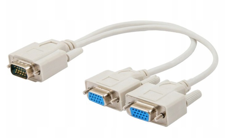 DUPLICADOR VGA 1 MACHO A 2 HEMBRA 0.2m