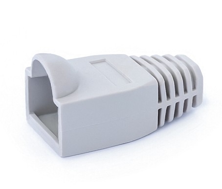 CUBIERTA CONECTOR RJ-45 GRIS CON LENGUETA