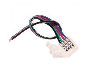 LCON31 CONECTOR TIRAS LED RGB 5050 CON CABLE