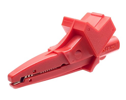 Pinza Cocodrilo de Seguridad Roja 20A 1000V - Cetronic