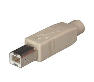 CONECTOR USB-B MACHO AEREO