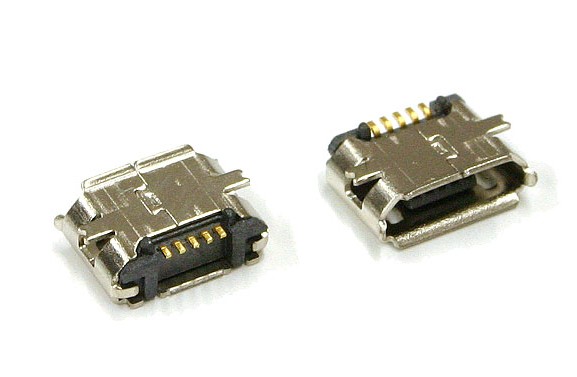 Encadenar ejemplo canal Conector Micro USB-B Hembra PCB - Cetronic