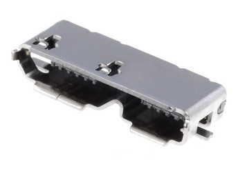 insecto Enviar Cinco Conector Micro USB 3.0 Hembra para PCB - Cetronic