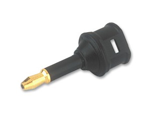 ADAPTER JACK MALE TO FEMALE TOSLINK