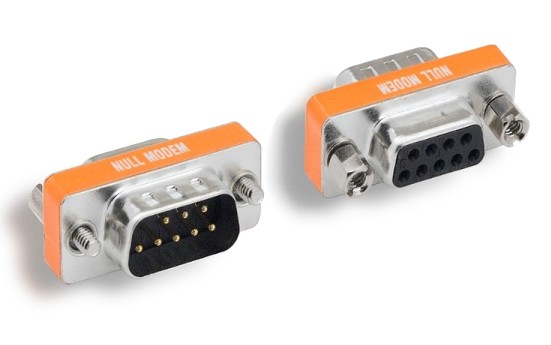 ADAPTADOR RS232 DB9 HEMBRA A DB9 MACHO NULL MODEM