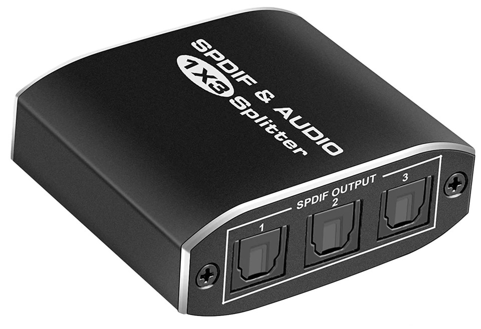 SPLITTER TOSLINK AUDIO DIGITAL 3 SALIDAS