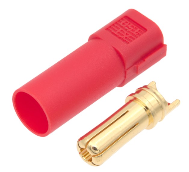 CONECTOR XT150 MACHO ROJO DE ALTA POTENCIA 130A