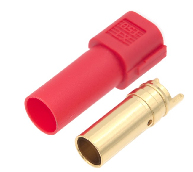 CONECTOR XT150 HEMBRA ROJO DE ALTA POTENCIA 130A