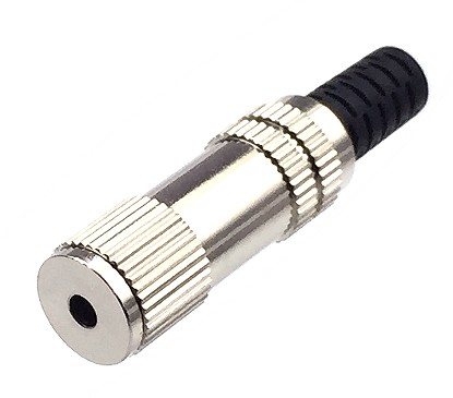 CONECTOR JACK HEMBRA 2.5mm AEREA STEREO METALICO