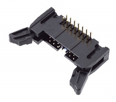 CO-1514C CONECTOR IDC CABLE PLANO MACHO 14 VIAS ACODADO PCB