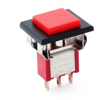 IP0310R PULSADOR UNIPOLAR ROJO