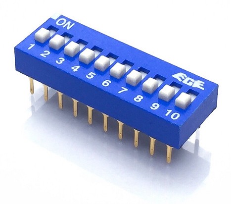 MICROINTERRUPTOR DIP 10 POSICIONES