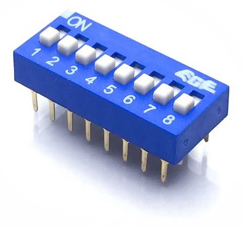 MICROINTERRUPTOR DIP 8 POSICIONES