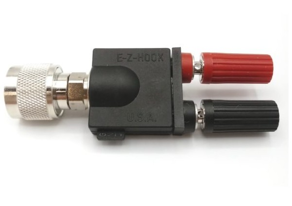 ADAPTADOR N MACHO A 2 BANANA HEMBRA