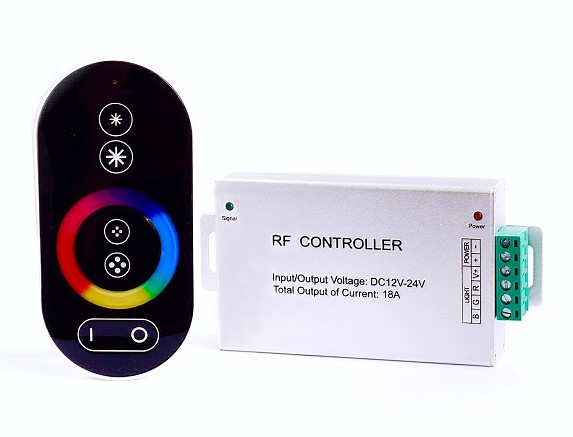 CONTROLADOR RGB TACTIL 12-24V DC 18A