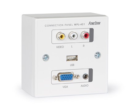 WPL-400 VGA MULTIMEDIA PANEL CONNECTIONWPL-400 VGA MULTIMEDI