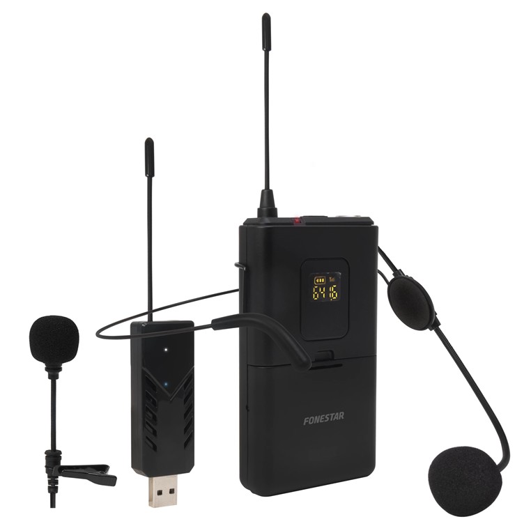MICROFONOS INLAMBRICOS PORTATILES FONESTAR WI-MIC