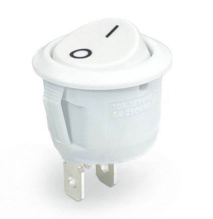 INTERRUPTOR BLANCO OFF-ON 250V 10A