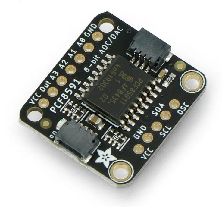 CONVERSOR ADC/DAC PCF8591 DE 5 CANALES Y 8 BITS