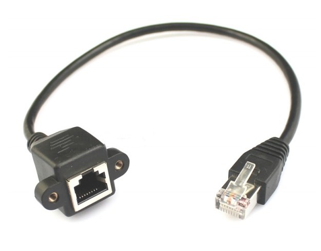 LATIGUILLO ETHERNET RJ45 DE PANEL