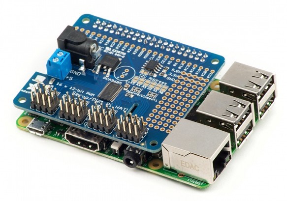 ADAFRUIT MOTOR HAT PARA RASPBERRY PI